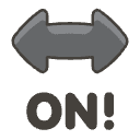 On Arrow Element from Emojis - Kawaii Set