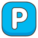 P Button Element from Emojis - Kawaii Set