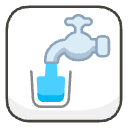 Potable Water Element from Emojis - Kawaii Set