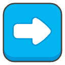 Right Arrow Element from Emojis - Kawaii Set