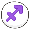 Sagittarius B Element from Emojis - Kawaii Set