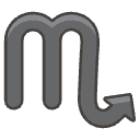 Scorpio A Element from Emojis - Kawaii Set