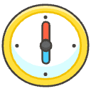 Six O Clock Element from Emojis - Kawaii Set