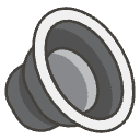 Speaker Low Volume Element from Emojis - Kawaii Set