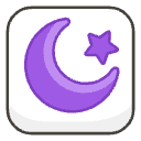 Star And Crescent B Element from Emojis - Kawaii Set