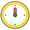 Twelve O Clock Element from Emojis - Kawaii Set