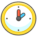 Two O Clock Element from Emojis - Kawaii Set