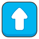 Up Arrow Element from Emojis - Kawaii Set
