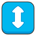 Up Down Arrow Element from Emojis - Kawaii Set