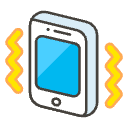 Vibration Mode A Element from Emojis - Kawaii Set