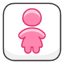 Women Room Element from Emojis - Kawaii Set