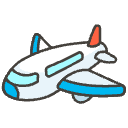 Airplane B Element from Emojis - Kawaii Set