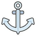 Anchor Element from Emojis - Kawaii Set