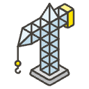 Building Construction A Element from Emojis - Kawaii Set