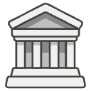 Classical Building B Element from Emojis - Kawaii Set