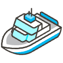Ferry A Element from Emojis - Kawaii Set