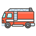 Fire Engine B Element from Emojis - Kawaii Set