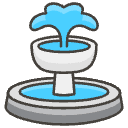 Fountain Element from Emojis - Kawaii Set