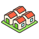 Houses A Element from Emojis - Kawaii Set