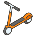 Kick Scooter B Element from Emojis - Kawaii Set