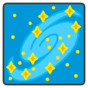 Milky Way A Element from Emojis - Kawaii Set