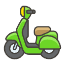 Motor Scooter A Element from Emojis - Kawaii Set
