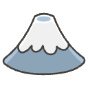 Mount Fuji Element from Emojis - Kawaii Set