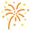 Sparkler A Element from Emojis - Kawaii Set