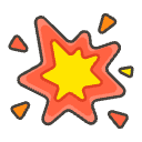 Sparkler B Element from Emojis - Kawaii Set