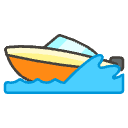 Speedboat C Element from Emojis - Kawaii Set