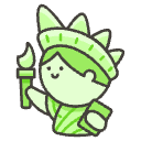 Statue Of Liberty Element from Emojis - Kawaii Set