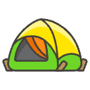 Tent A Element from Emojis - Kawaii Set