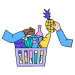 Adding Product To A Cart illustration - Free transparent PNG, SVG. No Sign up needed.