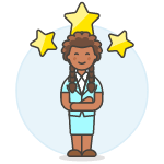 Three Star Employee 5 illustration - Free transparent PNG, SVG. No Sign up needed.
