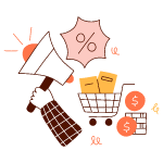 Sales And Marketing illustration - Free transparent PNG, SVG. No sign up needed.