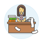Accountant Sit 1 6 illustration - Free transparent PNG, SVG. No sign up needed.