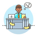 Accountant Sit 2 3 illustration - Free transparent PNG, SVG. No sign up needed.