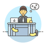 Accountant Sit 2 5 illustration - Free transparent PNG, SVG. No sign up needed.