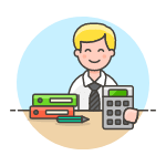 Accountant Sit 3 1 illustration - Free transparent PNG, SVG. No sign up needed.