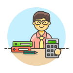 Accountant Sit 3 5 illustration - Free transparent PNG, SVG. No sign up needed.