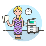 Photocopy Employee 2 illustration - Free transparent PNG, SVG. No Sign up needed.