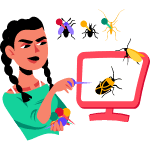 Fixing Bugs illustration - Free transparent PNG, SVG. No Sign up needed.