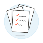 Document Checklist Pile illustration - Free transparent PNG, SVG. No Sign up needed.