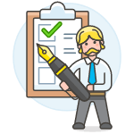 Employee Checklist 2 illustration - Free transparent PNG, SVG. No Sign up needed.