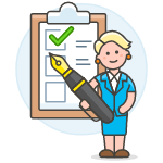 Employee Checklist 4 illustration - Free transparent PNG, SVG. No Sign up needed.