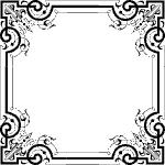 Vintage Frame Ornament 47 Element from Vintage Frames (Ornamental Squares) Set