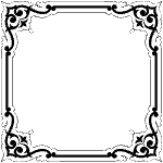 Vintage Frame Ornament 48 Element from Vintage Frames (Ornamental Squares) Set