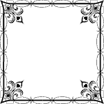 Vintage Frame Ornament 50 Element from Vintage Frames (Ornamental Squares) Set