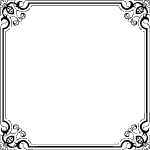 Vintage Frame Ornament 52 Element from Vintage Frames (Ornamental Squares) Set