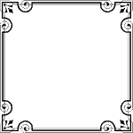 Vintage Frame Ornament 53 Element from Vintage Frames (Ornamental Squares) Set